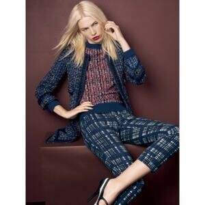 Tory Burch Coated Conner Tab Front Skinny Jeans